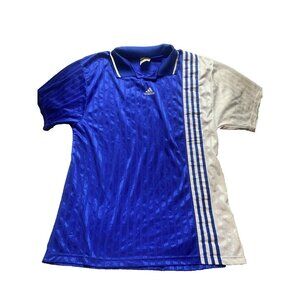 Vintage Adidas Shirt Adult Extra Large Soccer Football Colorblock Polo Mens RARE